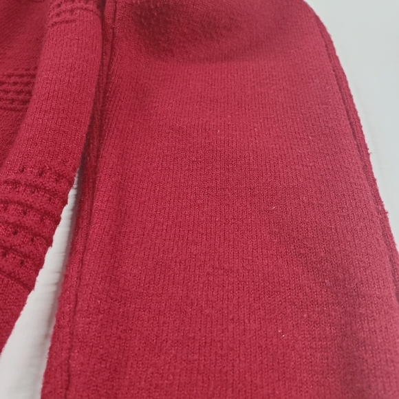 Yuna Burgundy Crew Neck Sweater - Picture 11 of 14